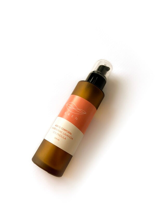 Aceite de Masaje Corporal Almendras Lavanda Caléndula