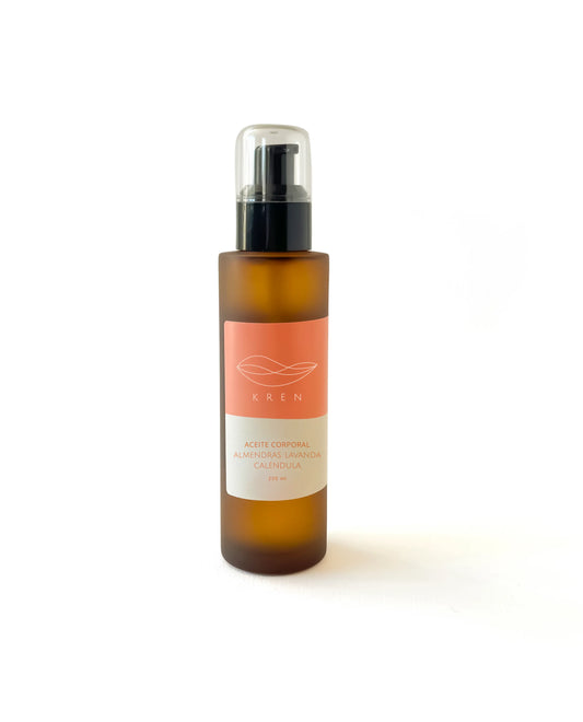 Aceite de Masaje Corporal Almendras · Lavanda · Caléndula