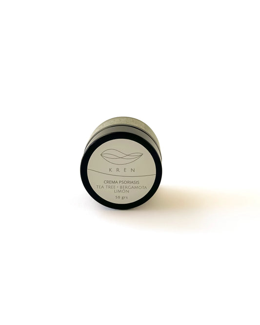 Crema Psoriasis Tea Tree · Bergamota · Limón
