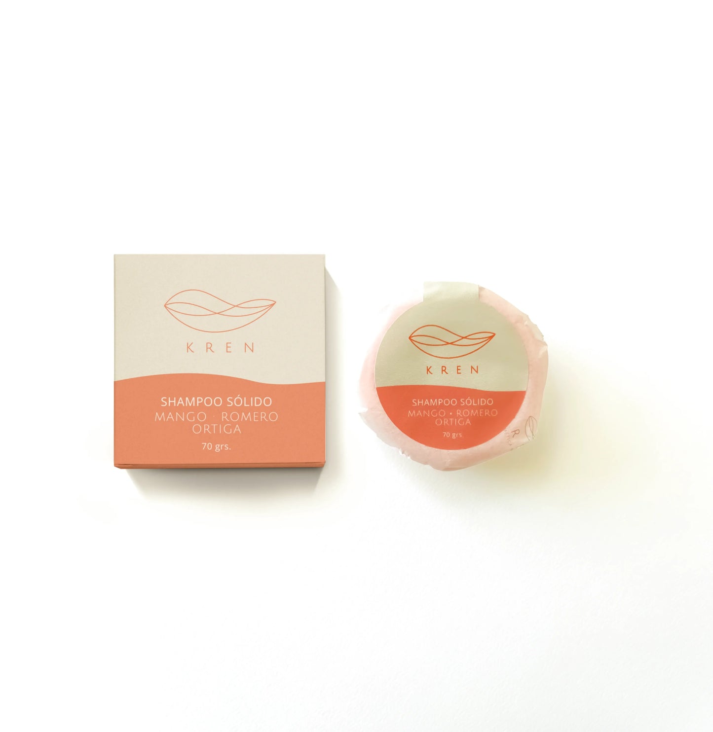 Shampoo Sólido Mango · Romero · Ortiga