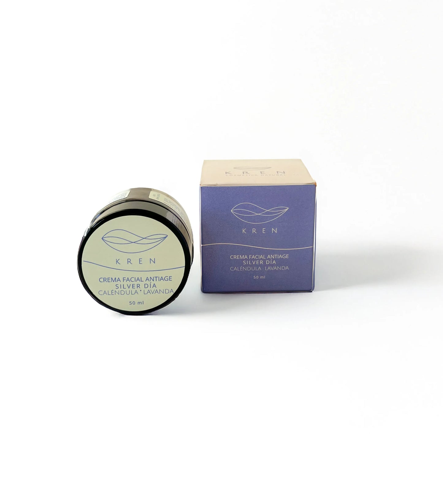 Crema Día Antiage Silver Caléndula · Lavanda